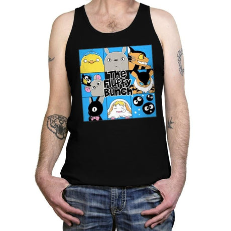 The Fluffy Bunch - Tanktop Tanktop RIPT Apparel X-Small / Black
