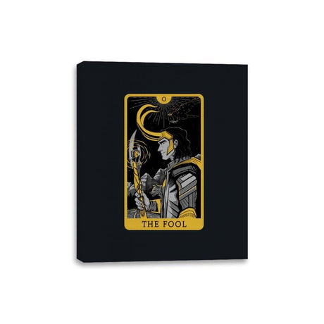 The Fool - Canvas Wraps Canvas Wraps RIPT Apparel 8x10 / Black