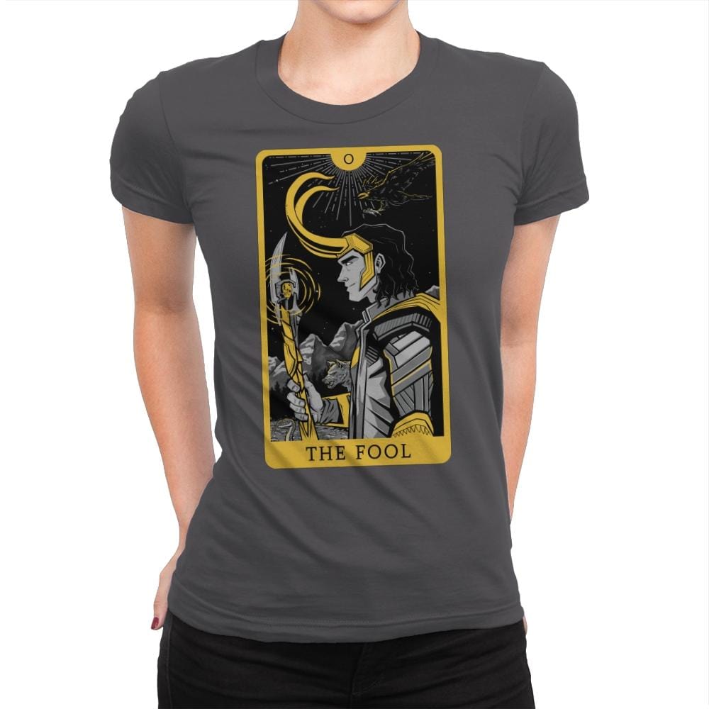 The Fool - Womens Premium T-Shirts RIPT Apparel Small / Heavy Metal