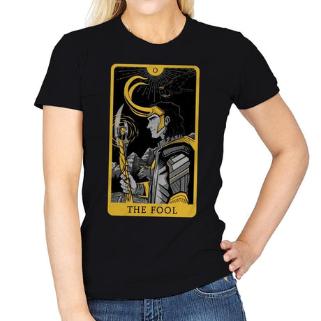 The Fool - Womens T-Shirts RIPT Apparel Small / Black