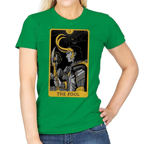 The Fool - Womens T-Shirts RIPT Apparel Small / Irish Green