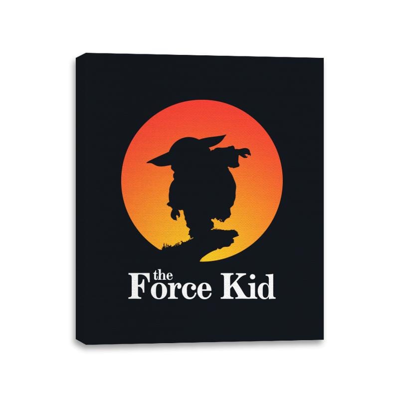 The Force Kid - Canvas Wraps Canvas Wraps RIPT Apparel 11x14 / Black