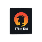 The Force Kid - Canvas Wraps Canvas Wraps RIPT Apparel 8x10 / Black