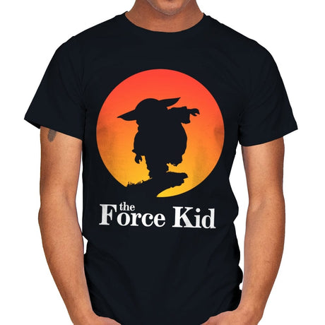 The Force Kid - Mens T-Shirts RIPT Apparel Small / Black
