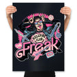 The Freak - Prints Posters RIPT Apparel 18x24 / Black