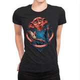 The Free Elf - Womens Premium T-Shirts RIPT Apparel Small / Black