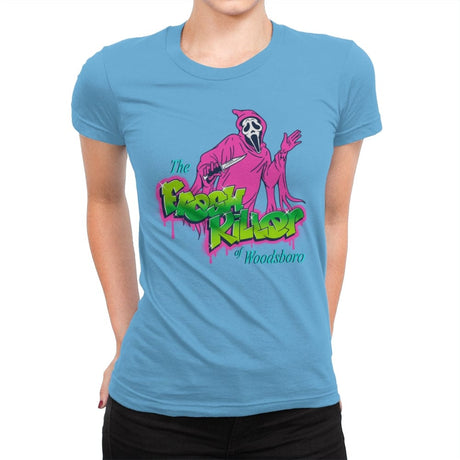 The Fresh Killer - Womens Premium T-Shirts RIPT Apparel Small / Turquoise