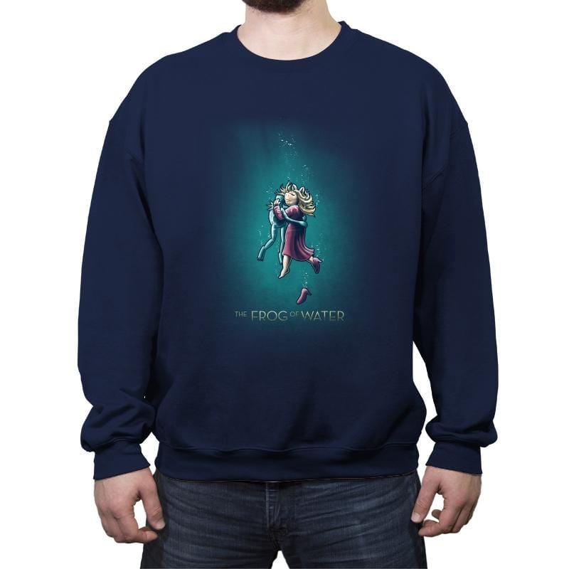 The Frog of Water - Crew Neck Sweatshirt Crew Neck Sweatshirt RIPT Apparel Small / Navy