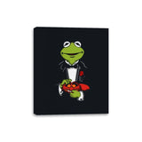 The Frogfather - Canvas Wraps Canvas Wraps RIPT Apparel 8x10 / Black
