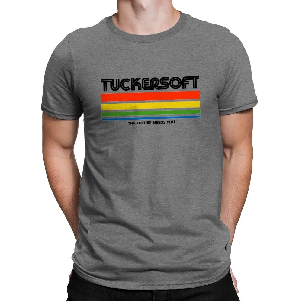 The future needs you - Mens Premium T-Shirts RIPT Apparel Small / Heather Grey
