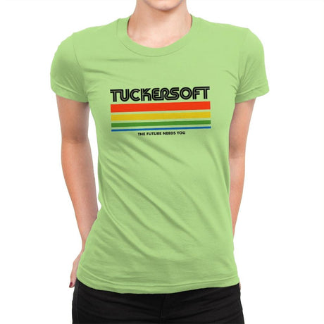 The future needs you - Womens Premium T-Shirts RIPT Apparel Small / Mint