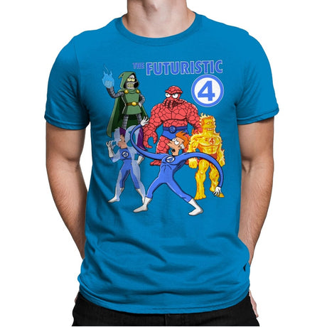 The Futuristic 4 - Mens Premium T-Shirts RIPT Apparel Small / Turqouise