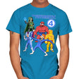 The Futuristic 4 - Mens T-Shirts RIPT Apparel Small / Sapphire