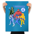The Futuristic 4 - Prints Posters RIPT Apparel 18x24 / Sapphire