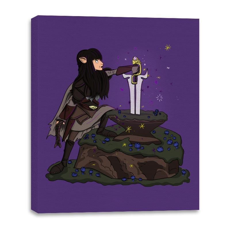 The Gelfling King - Canvas Wraps Canvas Wraps RIPT Apparel 16x20 / Purple