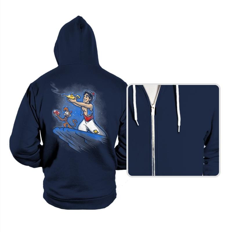 The Genie King - Hoodies Hoodies RIPT Apparel Small / Navy