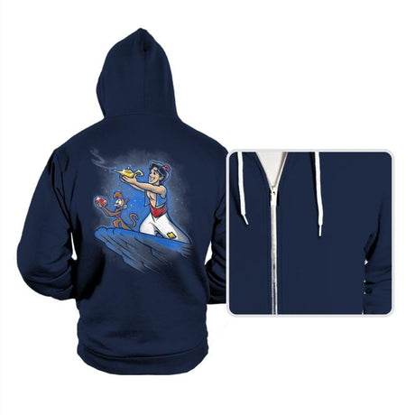 The Genie King - Hoodies Hoodies RIPT Apparel Small / Navy