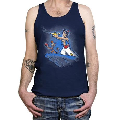 The Genie King - Tanktop Tanktop RIPT Apparel X-Small / Navy