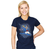 The Genie King - Womens T-Shirts RIPT Apparel Small / Navy