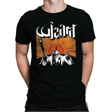 The Ghost of a White Wizard - Mens Premium T-Shirts RIPT Apparel Small / Black