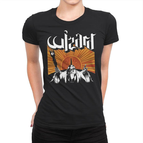 The Ghost of a White Wizard - Womens Premium T-Shirts RIPT Apparel Small / Black