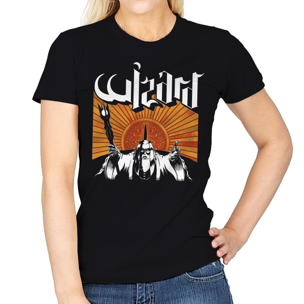 The Ghost of a White Wizard - Womens T-Shirts RIPT Apparel Small / Black