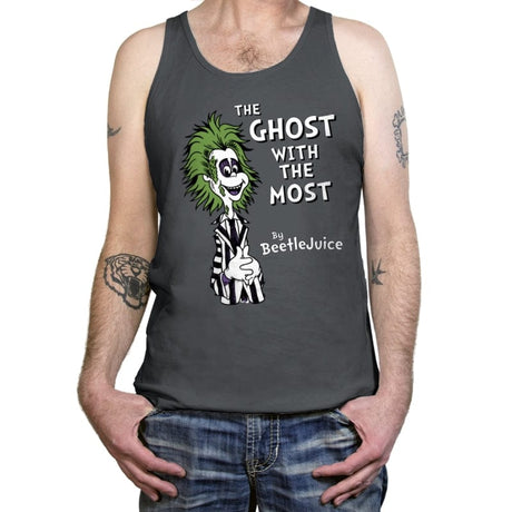 The Ghost with the Most - Tanktop Tanktop RIPT Apparel X-Small / Asphalt