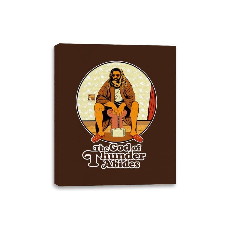 The God of Thunder Abides - Canvas Wraps Canvas Wraps RIPT Apparel 8x10 / Brown