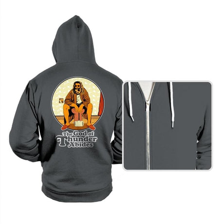 The God of Thunder Abides - Hoodies Hoodies RIPT Apparel