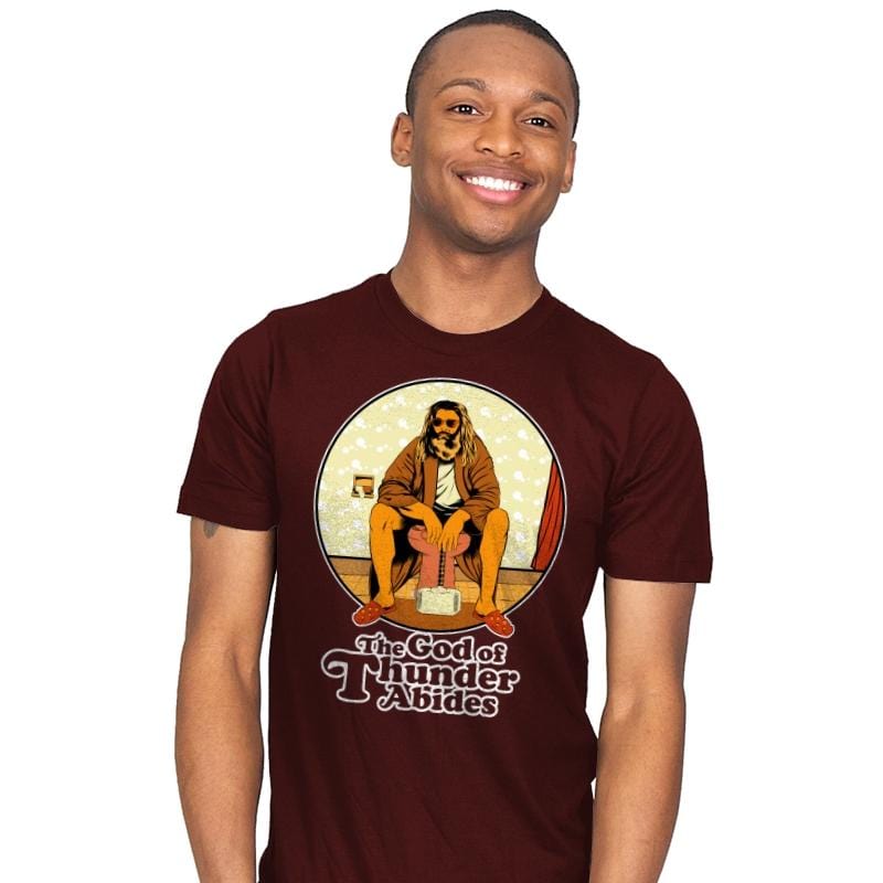 The God of Thunder Abides - Mens T-Shirts RIPT Apparel