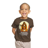 The God of Thunder Abides - Youth T-Shirts RIPT Apparel X-small / Dark chocolate