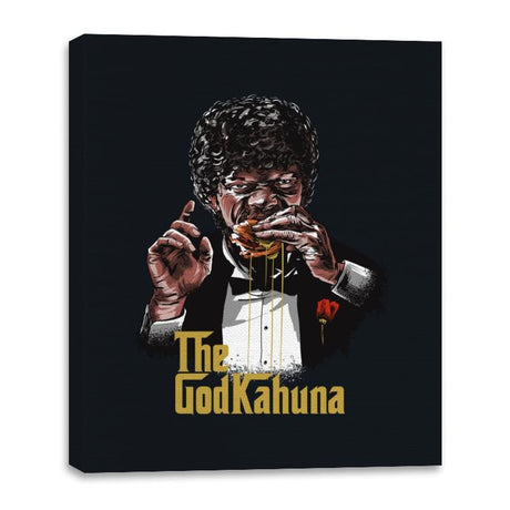 The GodKahuna - Canvas Wraps Canvas Wraps RIPT Apparel 16x20 / Black