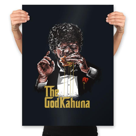 The GodKahuna - Prints Posters RIPT Apparel 18x24 / Black
