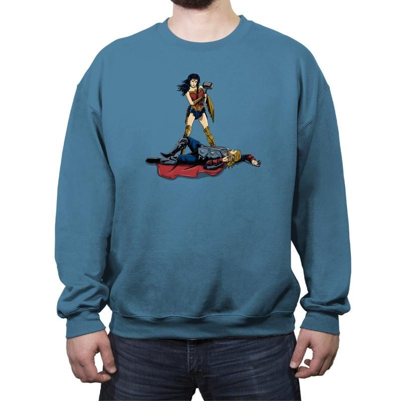 The Godliest of All Time - Crew Neck Sweatshirt Crew Neck Sweatshirt RIPT Apparel