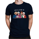 The Golden Friends Remix - Mens Premium T-Shirts RIPT Apparel Small / Midnight Navy