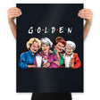 The Golden Friends Remix - Prints Posters RIPT Apparel 18x24 / Black