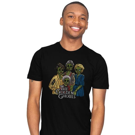 The Golden Ghouls - Mens T-Shirts RIPT Apparel Small / Black