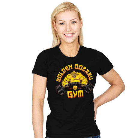 The Golden Oozaru Gym - Womens T-Shirts RIPT Apparel