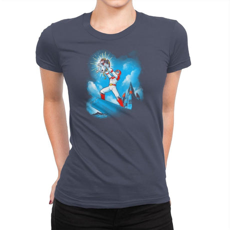 The GoLion King Exclusive - Womens Premium T-Shirts RIPT Apparel Small / Indigo