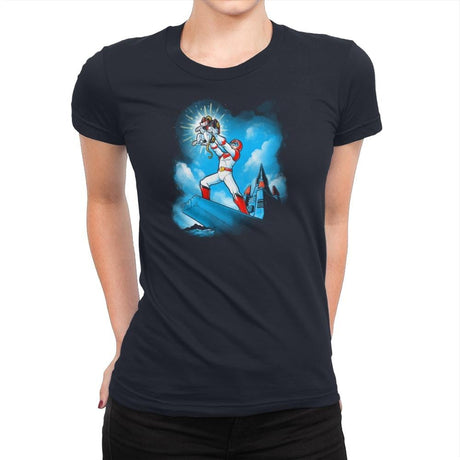 The GoLion King Exclusive - Womens Premium T-Shirts RIPT Apparel Small / Midnight Navy