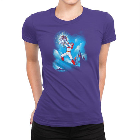 The GoLion King Exclusive - Womens Premium T-Shirts RIPT Apparel Small / Purple Rush