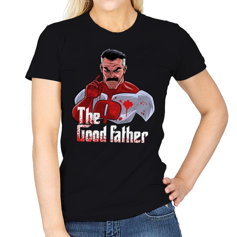 The Good Father - Womens T-Shirts RIPT Apparel Small / Black