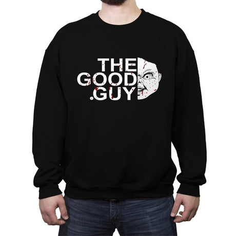 The Good Guy - Crew Neck Sweatshirt Crew Neck Sweatshirt RIPT Apparel Small / Black