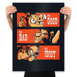The Good The Bad And The Idiot - Prints Posters RIPT Apparel 18x24 / Black