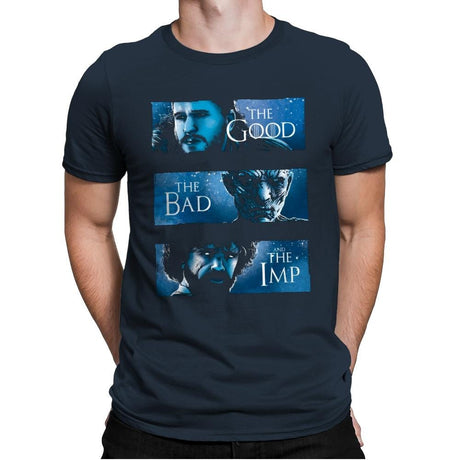 The Good, The Bad and The Imp - Mens Premium T-Shirts RIPT Apparel Small / Indigo