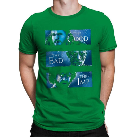 The Good, The Bad and The Imp - Mens Premium T-Shirts RIPT Apparel Small / Kelly Green