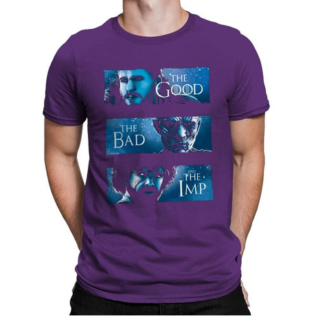 The Good, The Bad and The Imp - Mens Premium T-Shirts RIPT Apparel Small / Purple Rush