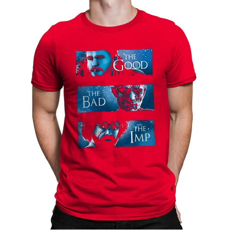 The Good, The Bad and The Imp - Mens Premium T-Shirts RIPT Apparel Small / Red