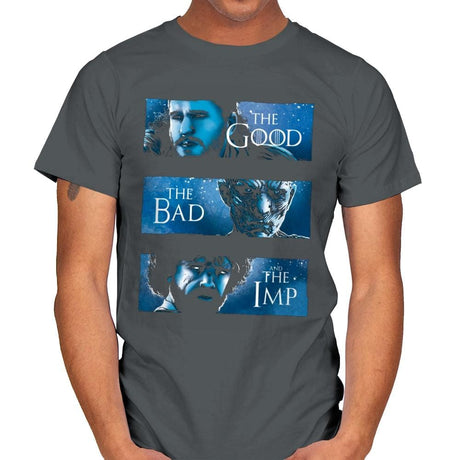 The Good, The Bad and The Imp - Mens T-Shirts RIPT Apparel Small / Charcoal