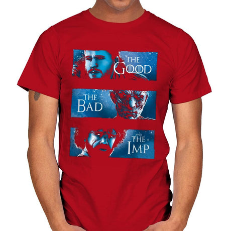 The Good, The Bad and The Imp - Mens T-Shirts RIPT Apparel Small / Red